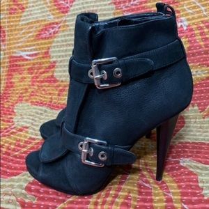 High heel booties